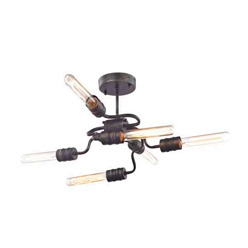Elk Home Elk Lighting 31990/6 Close-to-Ceiling-Light-fixtures, Silver