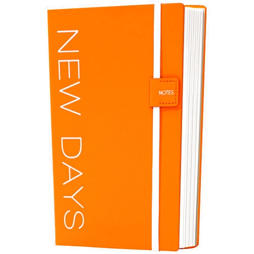 CAGIE Lined Journal Notebook for Women, 300 Pages 100 GSM Thick Journals for Writing, 180°Lay Flat Journals Diary for Women Girls Work Travel, 5.7 x 8.3 Inches, Orange
