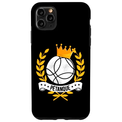 Boules bowling accessories & bowling ball designs iPhone 11 Pro Max Boule King Petanque Crown Boule Ball Outfit for Bouler Boule Case
