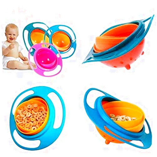 LiangTing Spill Resistant Gyro Bowl with Lid