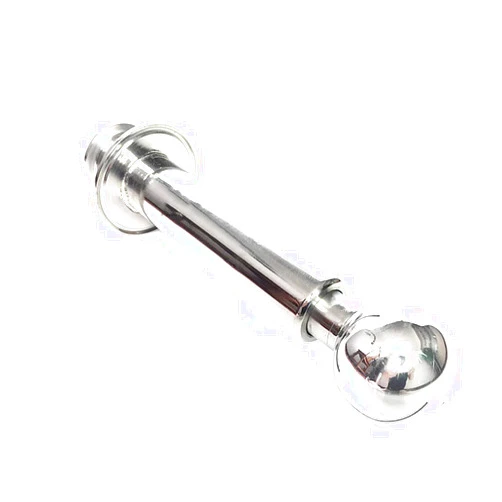 Midzoo 1.5 inches Tri Clamp x 3 inches Tri Clover CIP Rotary Cleaning Ball SUS 304 Stainless Steel Sanitary Fitting Beer Beering Length 200mm