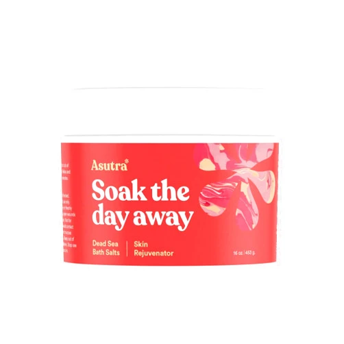 ASUTRA Dead Sea Bath Salts (Skin Rejuvenator), 16 oz | Naturally Soften Skin & Feel Younger | Soak in Rich & Vital Healing Minerals | All Natural & Organic Grapefruit, Juniper, & Cypress Essential Oil