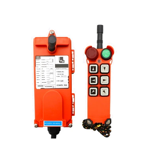 LENVOD 1PCS 220V 12V 24V 380V Industrial Remote Control Switch Crane Control Crane 1 Transmitter + 1 Receiver F21-E1 (Color : English Model, Size : 868 MHZ_24V)