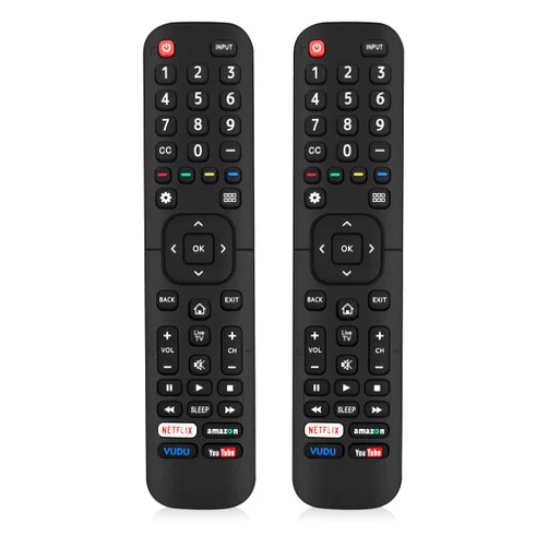 Qzanyee Life 【Pack of 2】 Replacement for Hisense TV Remote, EN2A27 Universal Remote Control 4K LED HD UHD Android Smart TV Remote No Voice Function