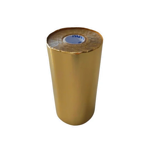 TcrafTx 4.72 Inch x 400 Feet Heat Transfer Foil Roll – Metallic Hot Stamping Foil for Calligraphy, Invitations, Leather Crafts, and More (Gold)