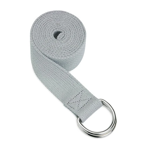 Gaiam Yoga Strap Premium Athletic Stretch Band with Adjustable Metal D-Ring Buckle Loop | Exercise & Fitness Stretching for Yoga, Pilates, Physical Therapy, Dance, Gym Workouts