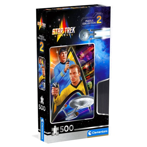 Clementoni 35141 Star Trek 500 Pieces, Jigsaw Puzzle for Adults-Made in Italy, Multi-Coloured