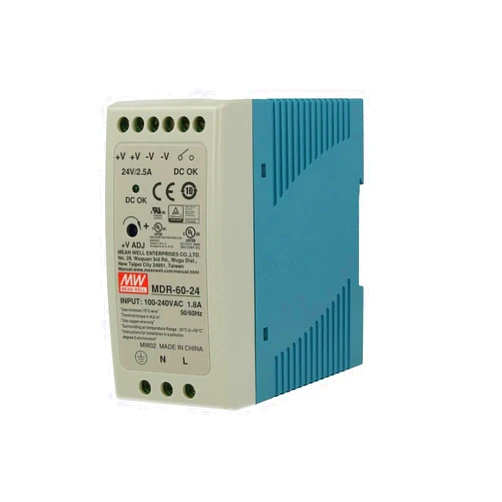 MeanWell MEAN WELL MDR-60-24 DIN-Rail Power Supply 24V 2.5 Amp 60W