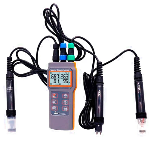 Tongbao AZ86031 Water Quality Meter Dissolved Oxygen Tester PH Meter PH Conductivity Salinity Temperature Meter