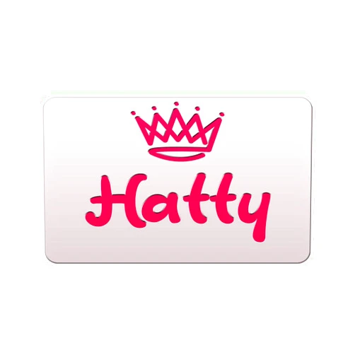Makoroni Hatty Female and Girl Name Name Refrigerator Wall Magnet 2.75x3.5 inc