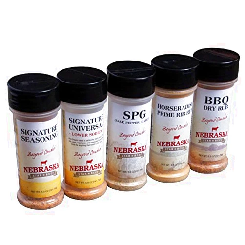 Nebraska Star Beef Seasoning Sampler Pack, 23.9 Ounce