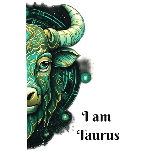 Rayma Burgett I Am Taurus: Zodiac Ruled Line Journal