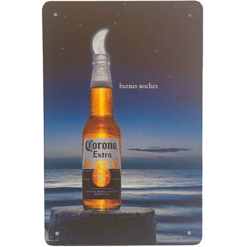 SALUR Funny Designed Conorl Beer Metal Sign Wall Decor Fun Decoration for Home Kitchen Bar Room Garage Poster Plaque 8