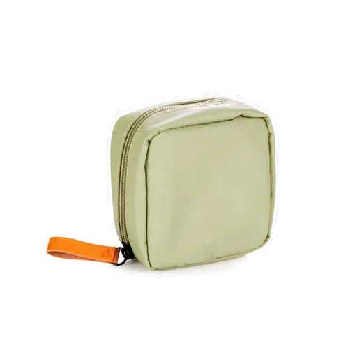 Hekyip Mini Cosmetic Bag, Travel Makeup Pouch, Portable Waterproof Cosmetic Pouch for Ladies Women, Mini(Mini Green)