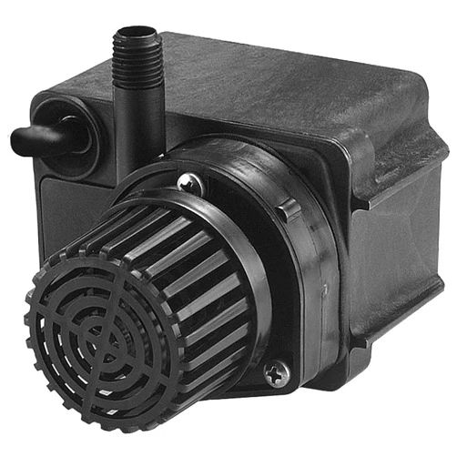 Little Giant PE-2F-PW 115 Volt, 1/40 HP, 300 GPH Submersible Direct Drive Pump for Small Ponds or Fountains with 15-Ft. Cord, Black, 566611