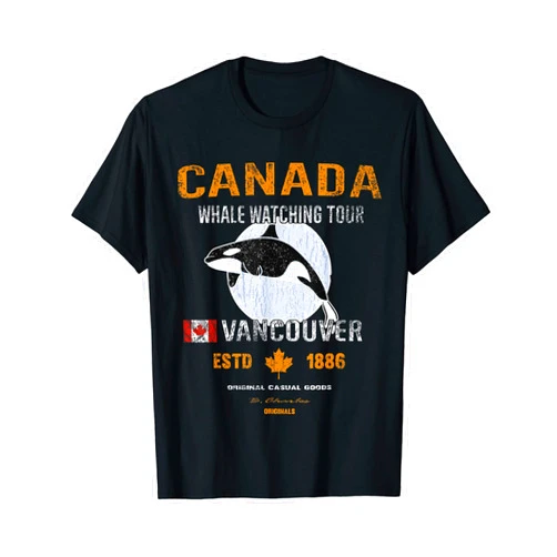 Kanada Canada Day Orcawal Geschenk Canada Toronto Montreal Vancouver Canada Flags T-Shirt