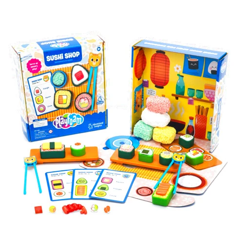 Educational Insights Playfoam® Sushi Shop Race - Preschool Sensory Toys for Kids, Toddler Learning Toys, Pretend Play Sushi for Kids Ages 3+