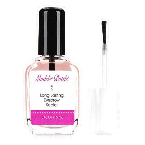 Model in a Bottle Eyebrow Sealer with Mascara & Brush Applicator – Waterproof, Smudge-Proof, Long-Lasting Eyebrow Gel Topcoat for Flawless All-Day Hold