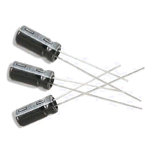 E-Projects Radial Electrolytic Capacitor, 10uF, 25V, 105 C (Pack of 5)