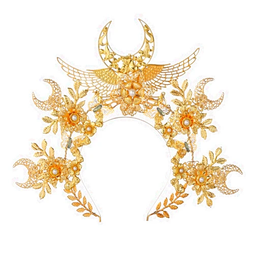 COSDREAMER Mary Halo Crown Headwear Spiked Zip Tie Halo Crown Sunburst Goddess Headwear