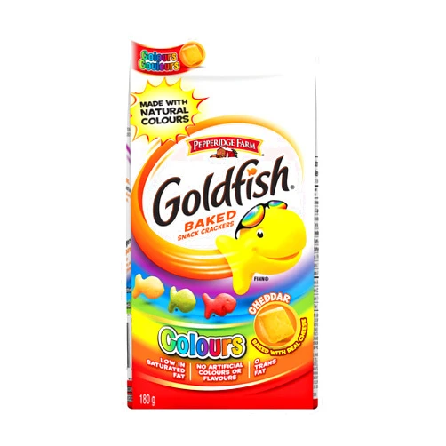 Pepperidge Farm Goldfish Crackers Colours 180g/6.3 oz, (Imported from Canada)
