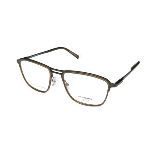 Oga 10125o Mens Oversized Full-Rim Spring Hinges Eyeglasses/Eyeglass Frame