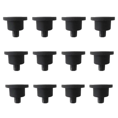 RGNEIN 12 Pack Stove Grate Rubber Feet Fitment Compatible With Wolf for Subzero Gas Cooktop Range Burner Rubber Grate Bumper Pads
