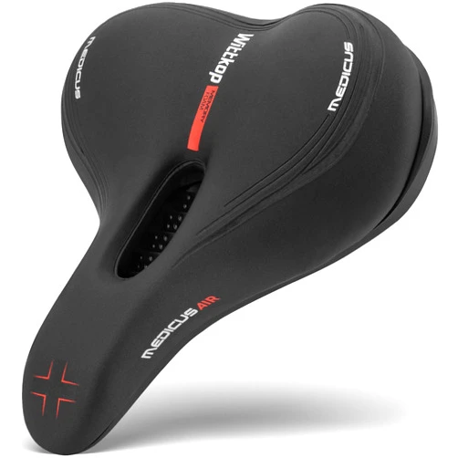 Wittkop Bike Seat I Bicycle Seat for Men and Women, Waterproof Bike Saddle with Innovative 5-Zone-Concept I Exercise Bike Seat for BMX, MTB & Road