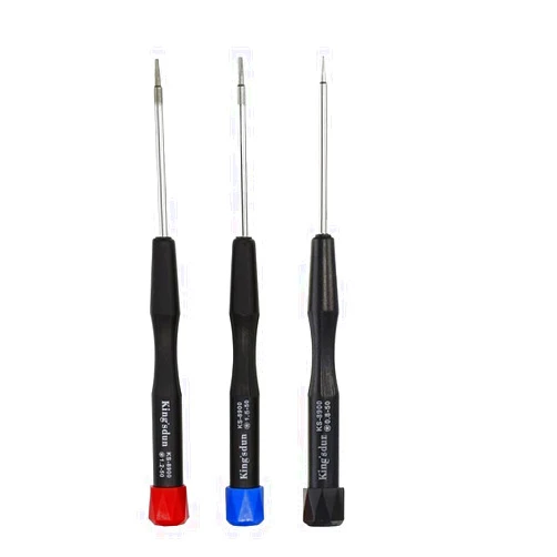 Uacen Set of 3 Pentalobe Screwdrivers, Uacen 5 Point 0.8 1.2 1.5 Precision Screwdriver Set or P2 P5 P6 or TS1 TS4 TS5 for Apple iPhone Macbook Pro Air Repair Tool Set