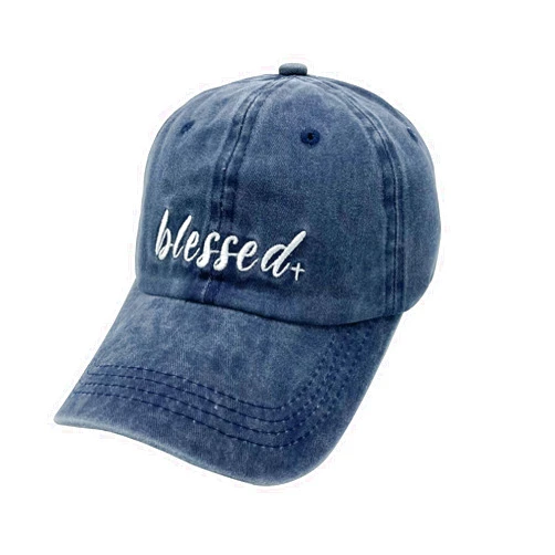 Waldeal Women's Embroidered Dad Hat, Adjustable Vintage Washed Cotton Baseball Cap for Men