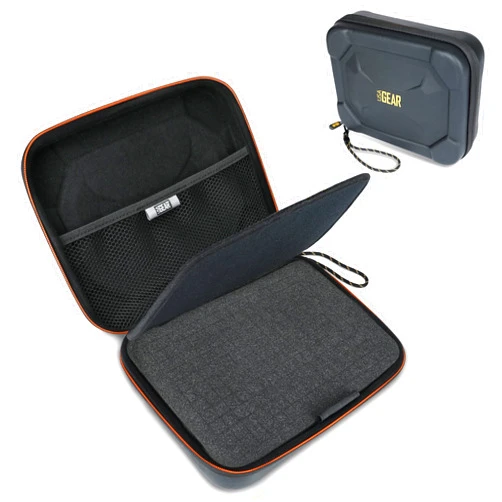 USA Gear Hard Travel Case Compatible with Stylophone - Portable Electronic Synthesizer Case with Pick & Pluck Foam and Water-Resistant Exterior - Stylus Drum Machine Bag for Musicians (Case Only)