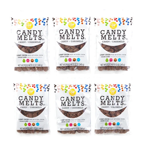 Wilton 12 oz. Light Cocoa Candy Melts® Candy, 6-Count