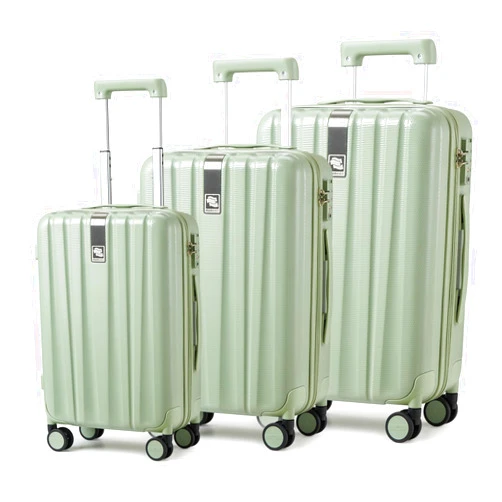 Hanke Luggage Sets 3 piece Carry On Luggage with Wheels PC Hard Shell Suitcases Lightweight Checked Travel Luggage Large Travel Suitcase Woman Men 20/24/29 Inch(Bamboo Green)