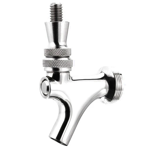 MRbrew Upgraded Draft Keg Tap, All Commercial 304 Stainless Steel, Well-Pouring, Fits American Beer Shanks and Towers
