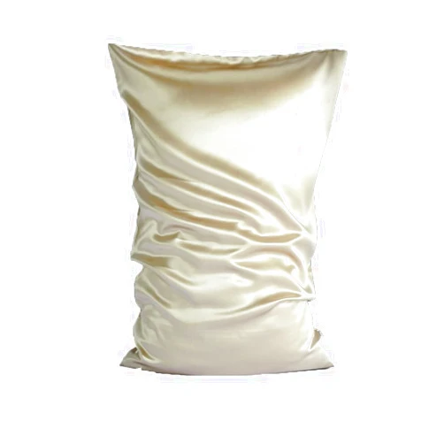 NHARO 100% Silk Pillowcase Pure 22 Momme Mulberry Silk Pillowcase,Super Soft Breathable Anti-Aging,Silk Pillowcase for Hair and Skin Standard Size (Champagne Gold)