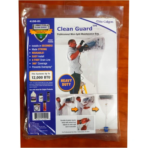 Nu-Calgon 4150-01 Clean Guard Reusable Maintenance Bag for Units up to 12,000 BTU