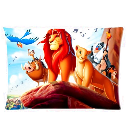 Tt-shop Soft Zippered Pillowcase Pillow case Cover 20*30 Inch (Twin Sizes) The Lion King Fashion Design