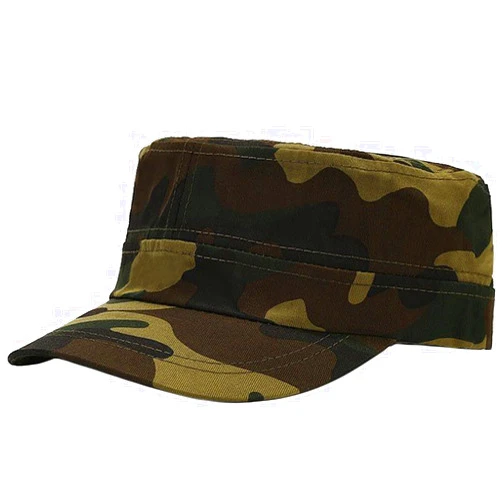 XYIYI Unisex Cotton Basic Cadet Army Cap Everyday Military Style Hat