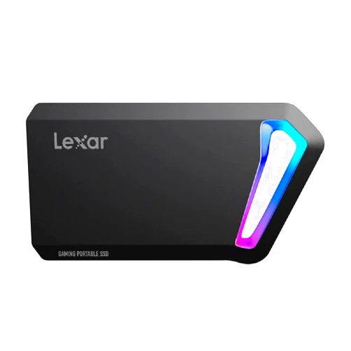 Lexar SL660 BLAZE Gaming Portable SSD 512GB, External SSD USB 3.2 Gen 2x2, Solid State Drive with RGB LEDs, Up to 2000MB/s Read, 1900MB/s Write, USB Type-C (LSL660X512G-RNNNG)