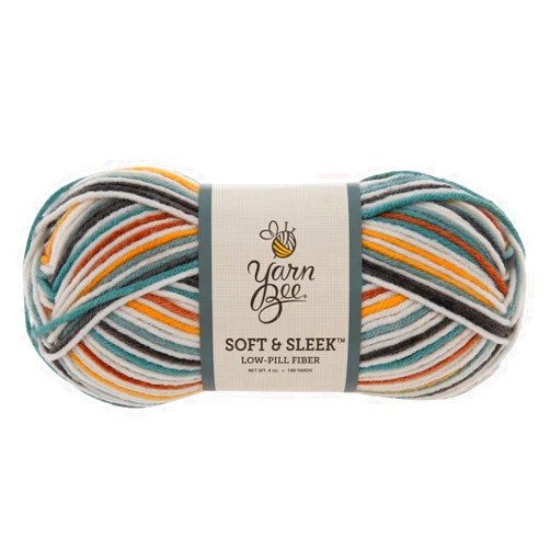Hobby Lobby Yarn Bee 4 - Medium Yarn for Crocheting & Knitting – Soft Yarn Skein – 186 Yards of Low Pill Acrylic Yarn for Crocheting Blankets, Hats, & More – Craft Supplies for Handcrafting, Windswept Wishes
