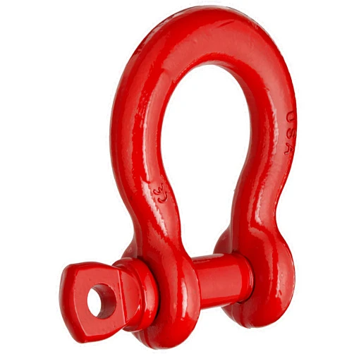 Crosby 1018543 Carbon Steel S-209 Screw Pin Anchor Shackle, Self-Colored, 8-1/2 Ton Working Load Limit, 1