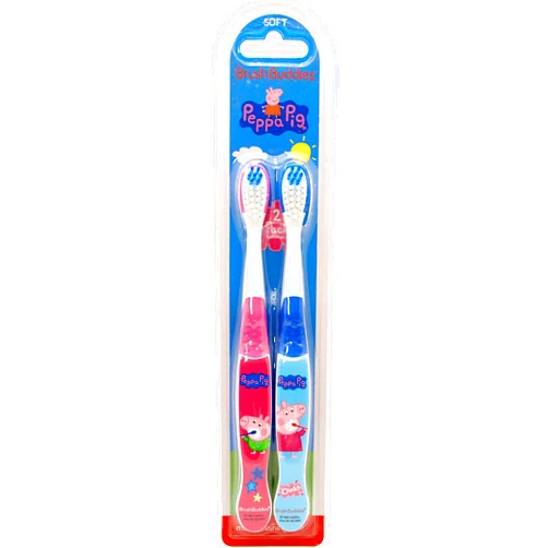 Brush Buddies Peppa Pig 2 Pack Toothbrush