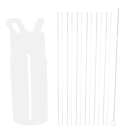 PEUTIER 6pcs Straw Replacement for Simple Modern Kids, Water Bottle Sucker Accessories for Simple Modern Kids Water Bottle Stainless Steel Reusable Tumbler for Toddlers 14oz, with 1 Brush