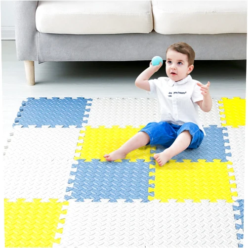 Tamiplay Foam Floor Mats for Kids, 12 x 12 Inch 16 Tiles 0.4