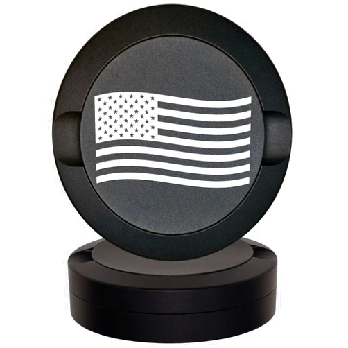 TYNZZ ZYN Metal Can American Flag Laser Engraving | ZYN Holder | Metal ZYN Container | Moisture & Odor Proof Storage Tin