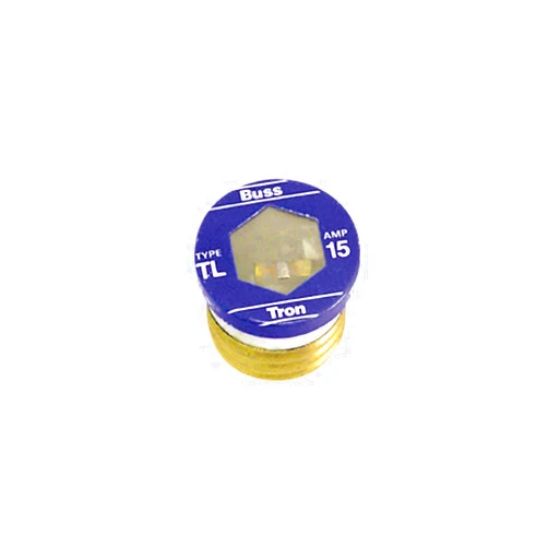 Bussmann TL-15PK4 15 Amp Time Delay, Loaded Link Edison Base Plug Fuse, 125V UL Listed, 4-Pack