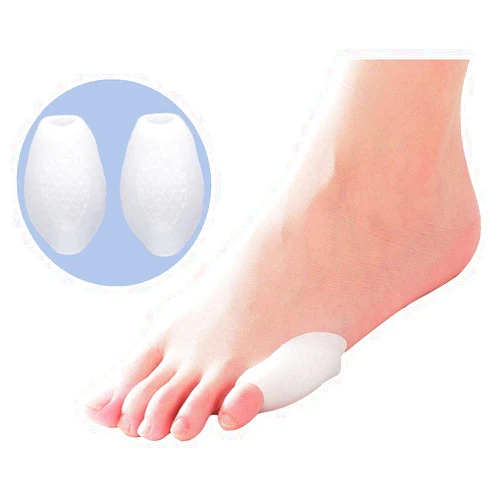 Aoiwyui Tailor's Bunion Foot Pain Relief Pad,Soft Silicone Gel Bunionette Toe Pads,Tailor Bunions Toes Cushion Corrector and Protectors for Tailors, Calluses, Blisters, Corns,4 Pair