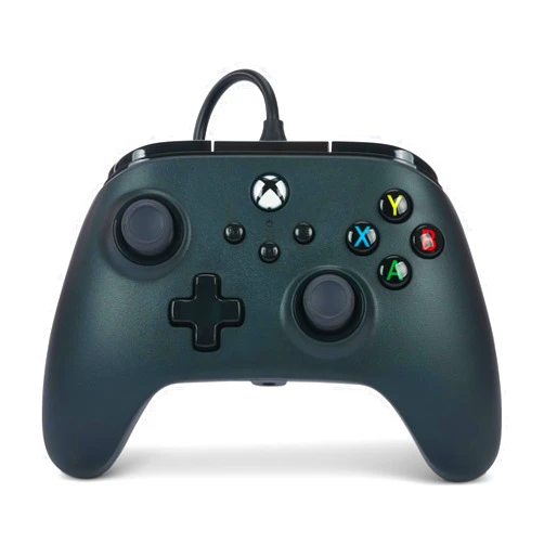 PowerA Wired Controller for Xbox Series X|S - Black, gamepad, wired video game controller, gaming controller, works with Xbox One and Windows 10/11