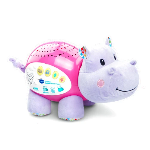 VTech Baby Lil' Critters Soothing Starlight Hippo, Pink