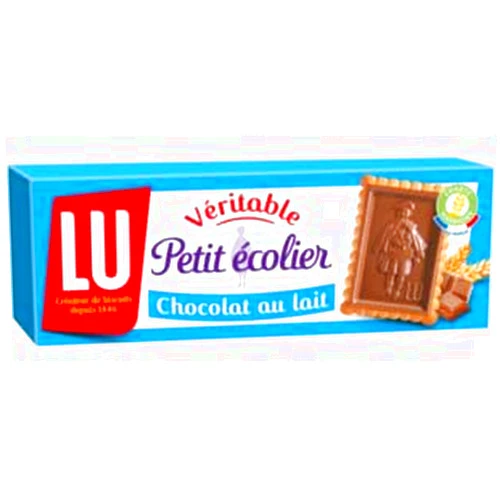LU Veritable Petit Ecolier Milk Chocolate Biscuits 150g - Pack of 2